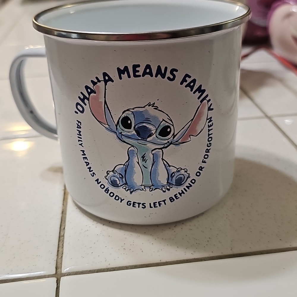 Disney Stitch Enamel Camper Mug 21 oz. - Picture 2 of 3